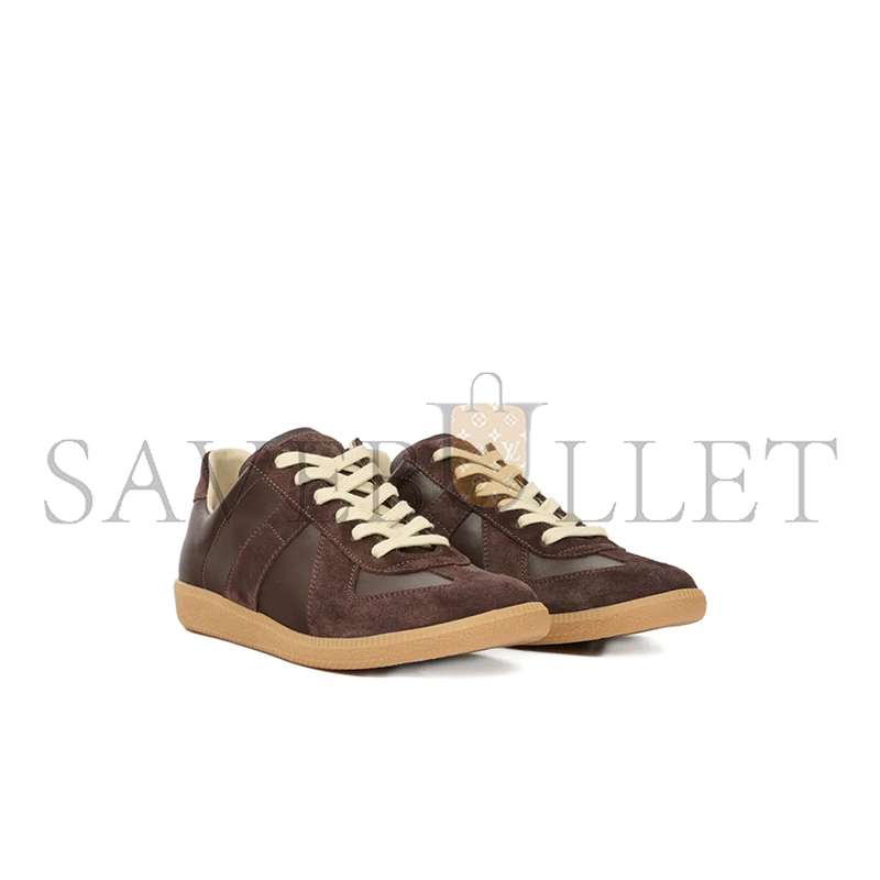 MAISON MARGIELA REPLICA SPLICED LOW TOP SNEAKERS 